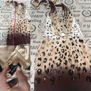 Bebe leopard dress